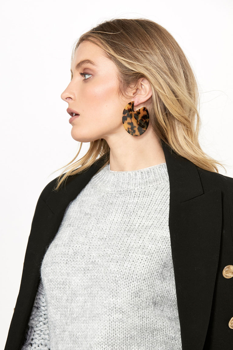 [TEST] Maddie Resin Disc Earrings