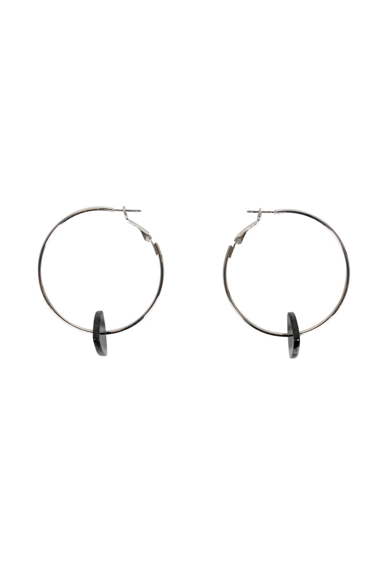 [TEST] Mischa Resin Drop Hoop Earring