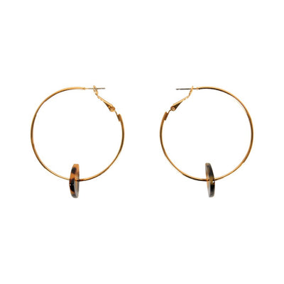 [TEST] Mischa Resin Drop Hoop Earring
