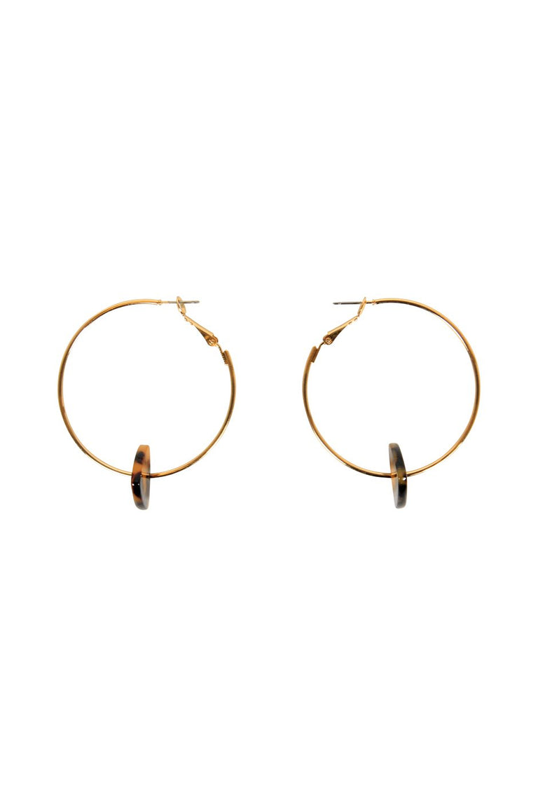 [TEST] Mischa Resin Drop Hoop Earring