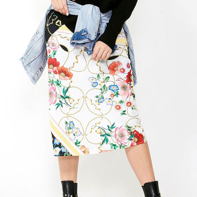 [TEST] Bridget Printed Midi Skirt