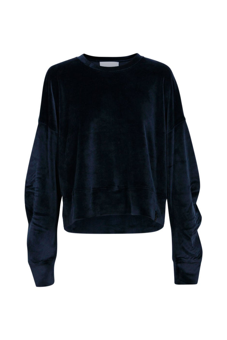 [TEST] Luxe Ruched Velour Sweat
