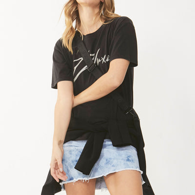 [TEST] Luxe Glitter Logo Tee