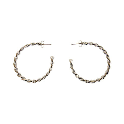 [TEST] Meg Chain Hoop Earrings