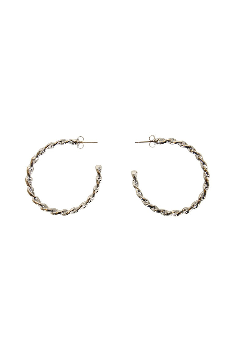 [TEST] Meg Chain Hoop Earrings