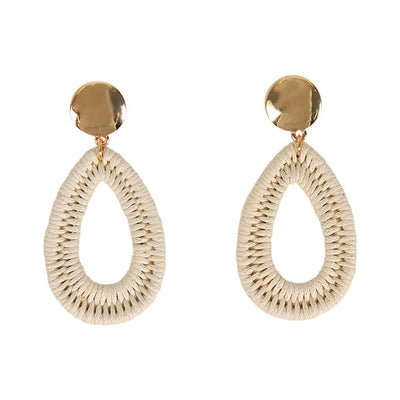 [TEST] Tess Woven Diamond Earrings