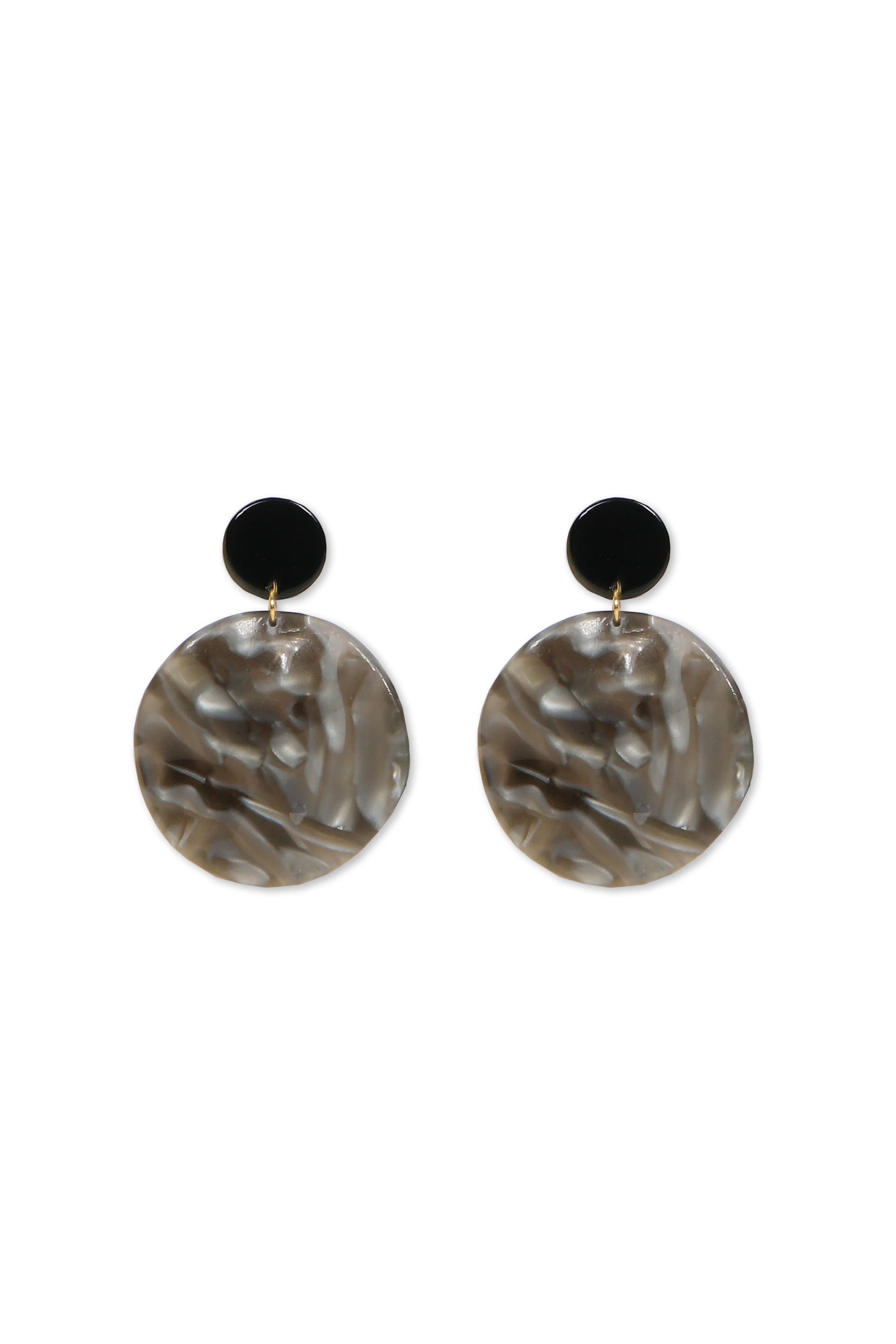 [TEST] Alika Resin Disc Earrings