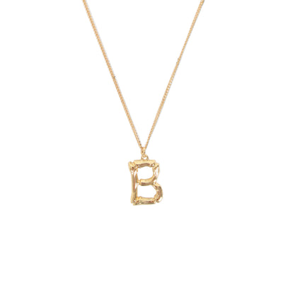 [TEST] Bamboo Initial Necklace
