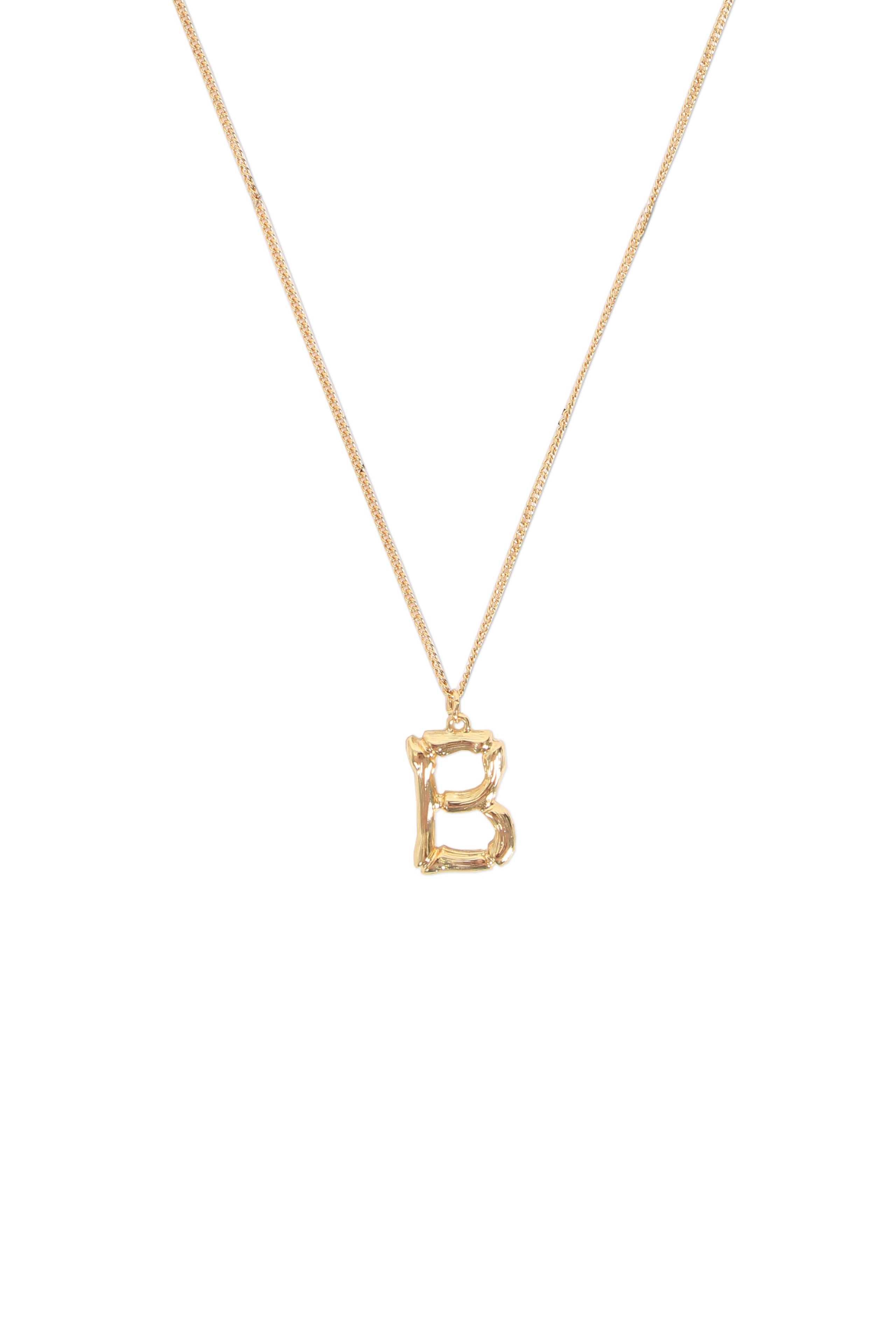 [TEST] Bamboo Initial Necklace