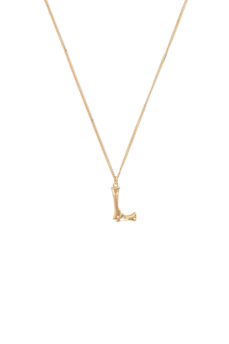 [TEST] Bamboo Initial Necklace