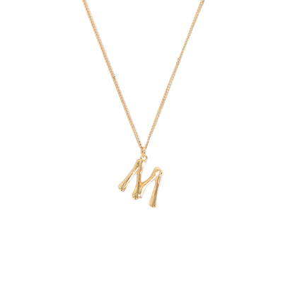 [TEST] Bamboo Initial Necklace