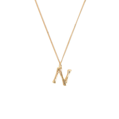 [TEST] Bamboo Initial Necklace