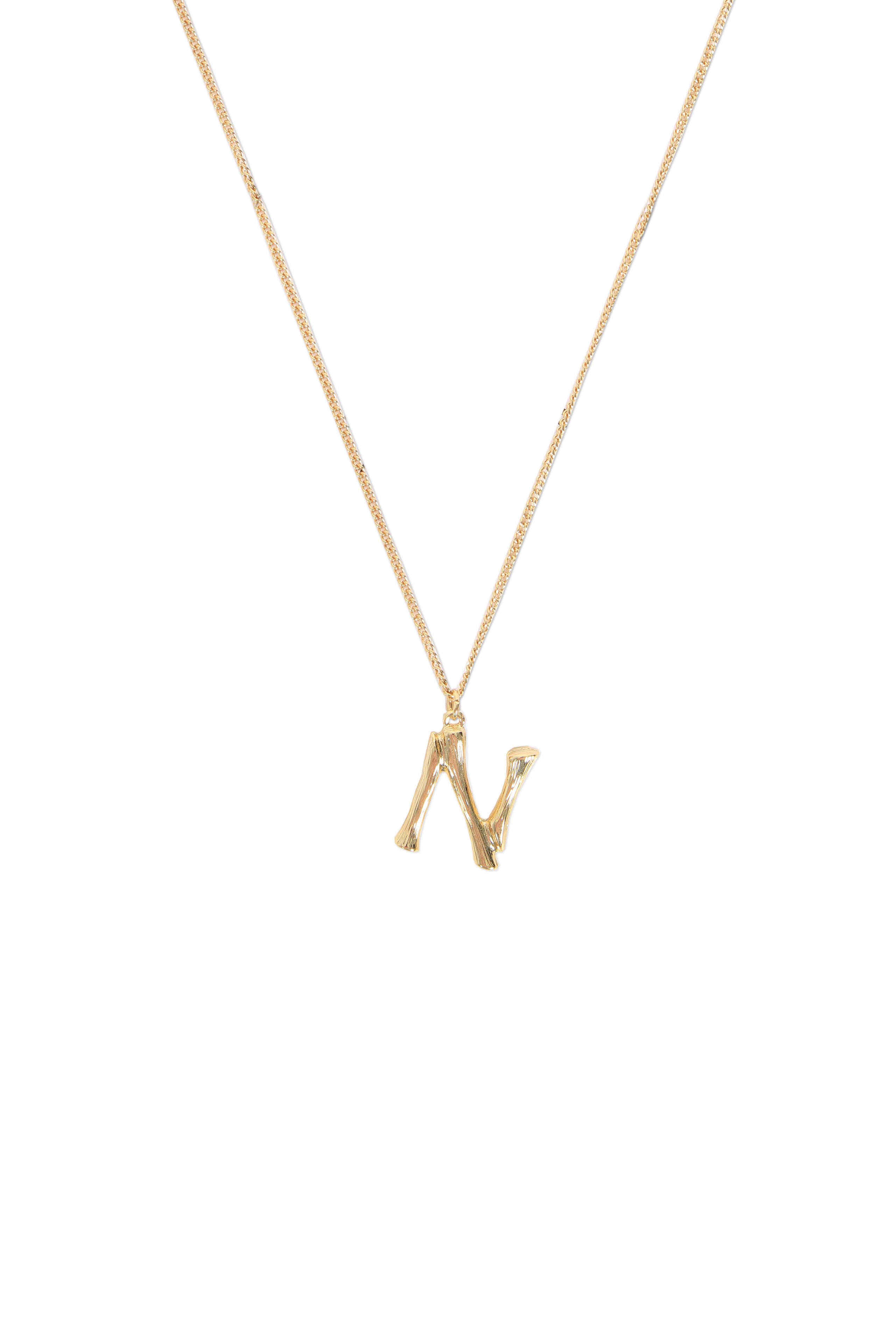 [TEST] Bamboo Initial Necklace