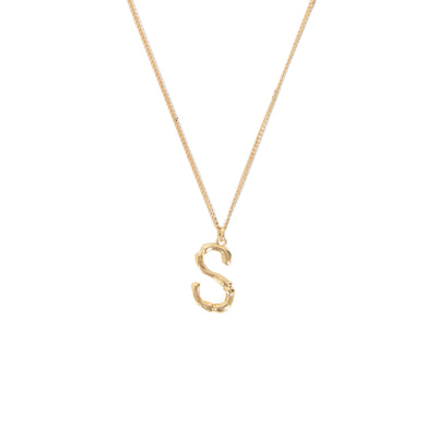 [TEST] Bamboo Initial Necklace