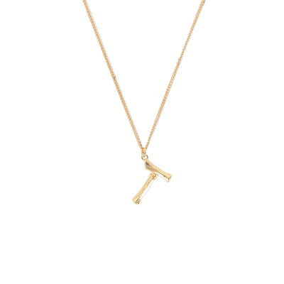 [TEST] Bamboo Initial Necklace