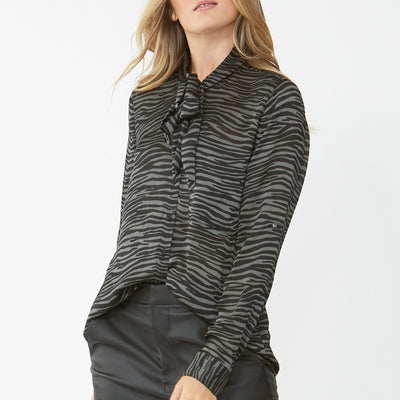 [TEST] April Tie Front Blouse