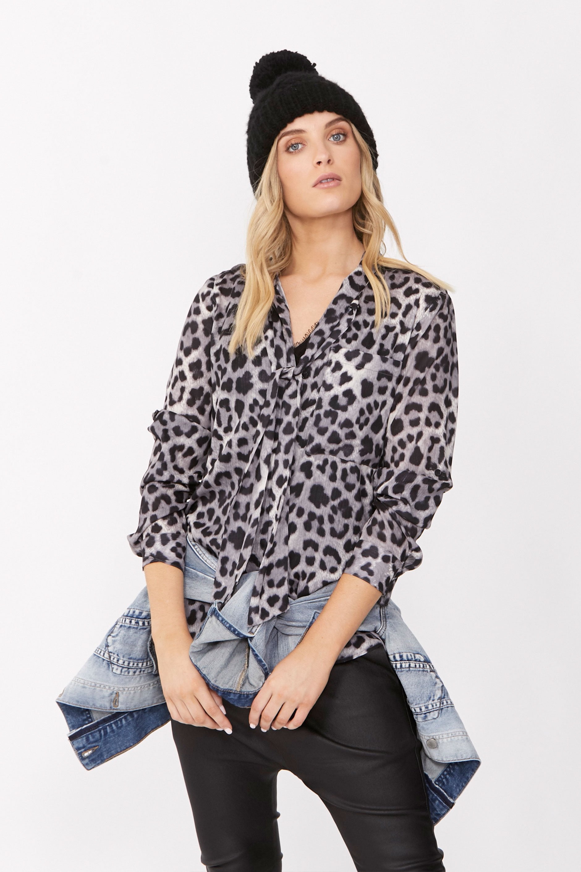 [TEST] April Tie Front Blouse