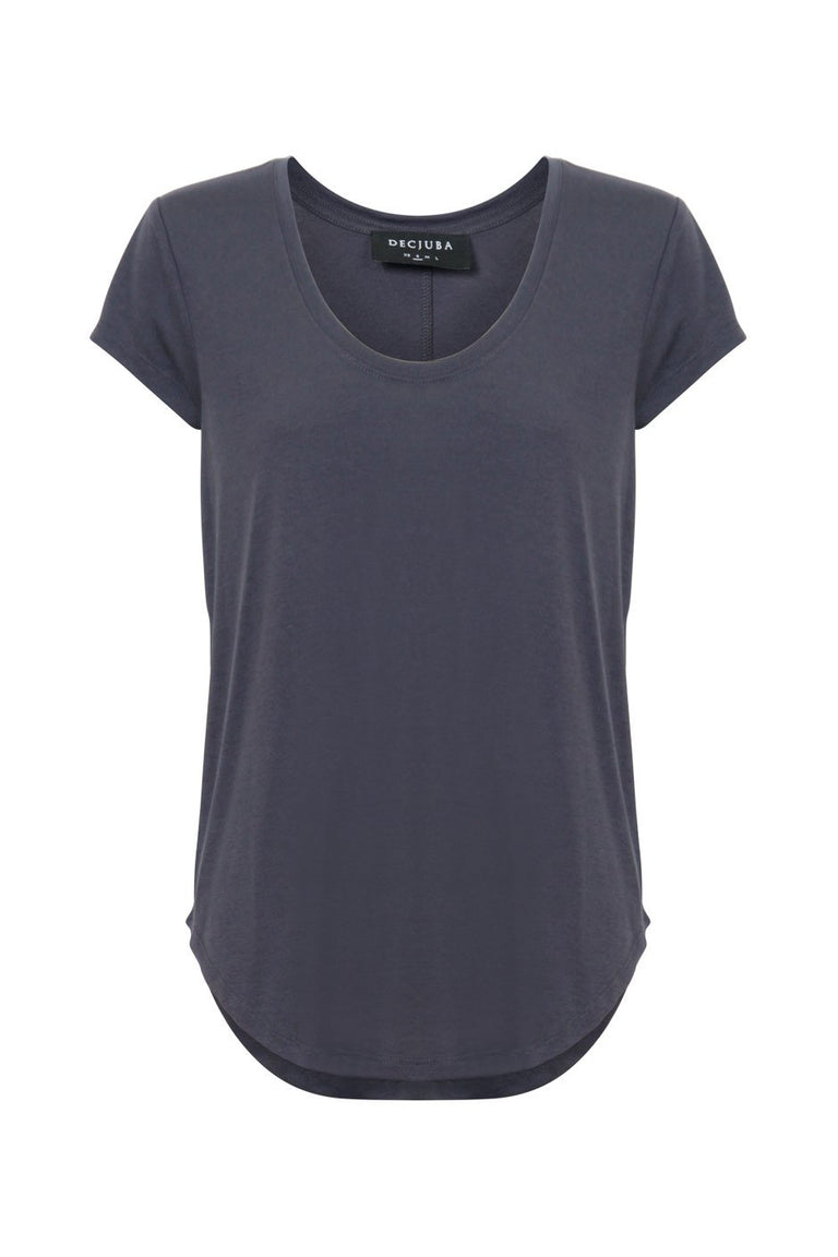 [TEST] Abbie Scoop Neck Tee