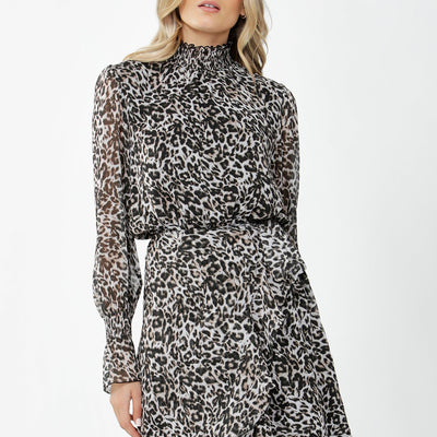 [TEST] Joelle Wrap And Ruffle Dress
