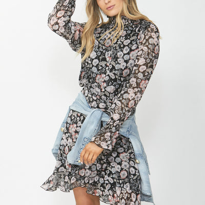 [TEST] Joelle Wrap And Ruffle Dress