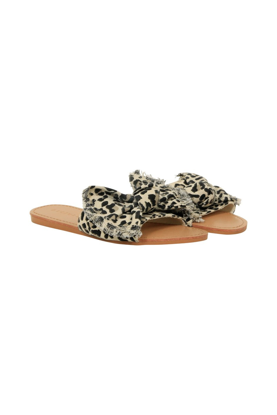 [TEST] Carrie Canvas Bow Slide