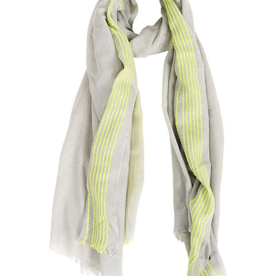 [TEST] Neon Border Light Weight Scarf