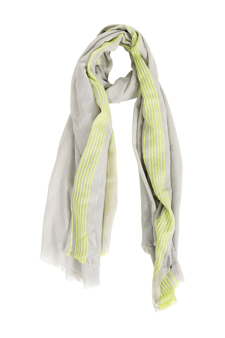 [TEST] Neon Border Light Weight Scarf