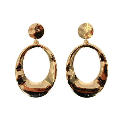 [TEST] Jana Oval Hammered Earrings