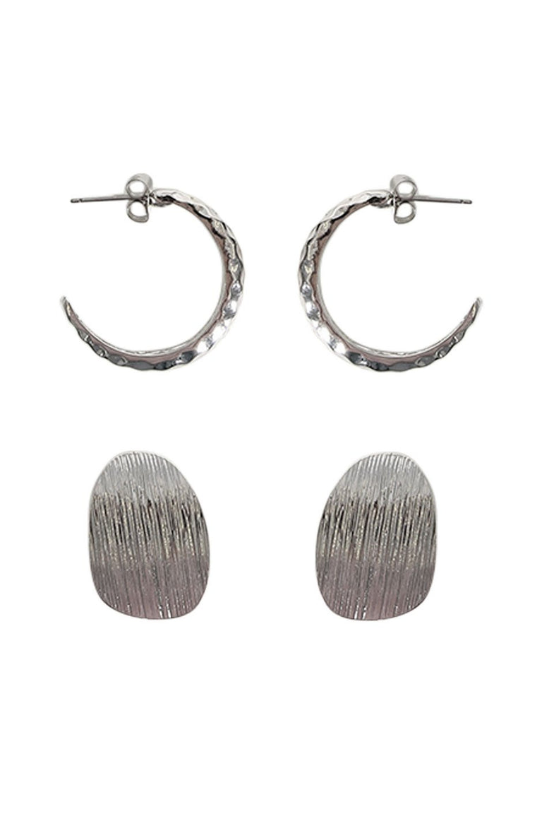 [TEST] Jem 2 Pack Textured Earrings