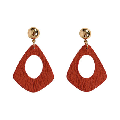 [TEST] Daisy PU Diamond Shape Earring