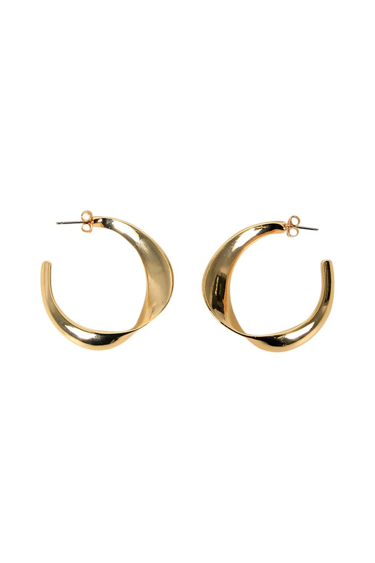 [TEST] Julissa Ripple Hoop Earring