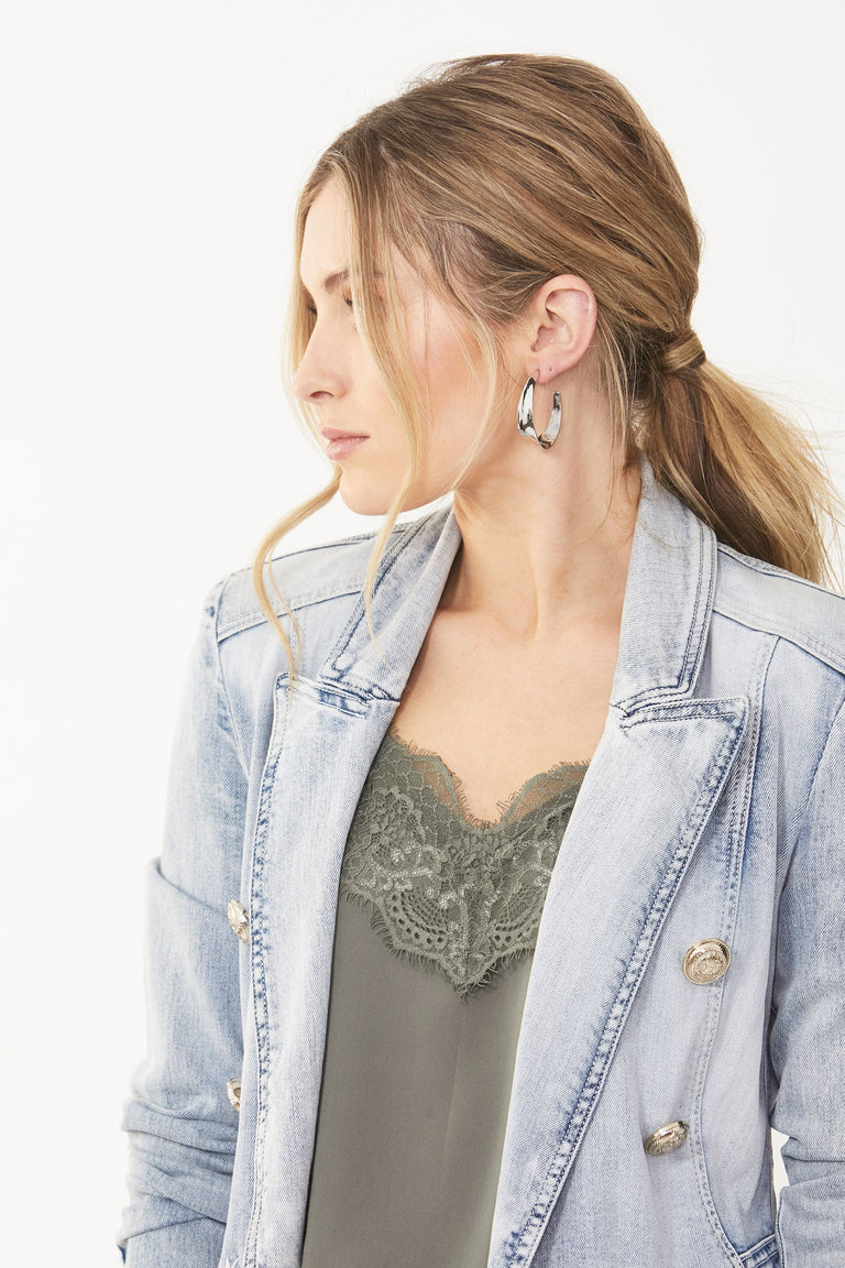 [TEST] Julissa Ripple Hoop Earring