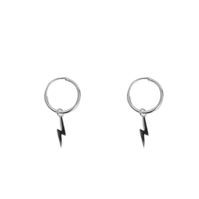 [TEST] Lightning Hoop Earrings