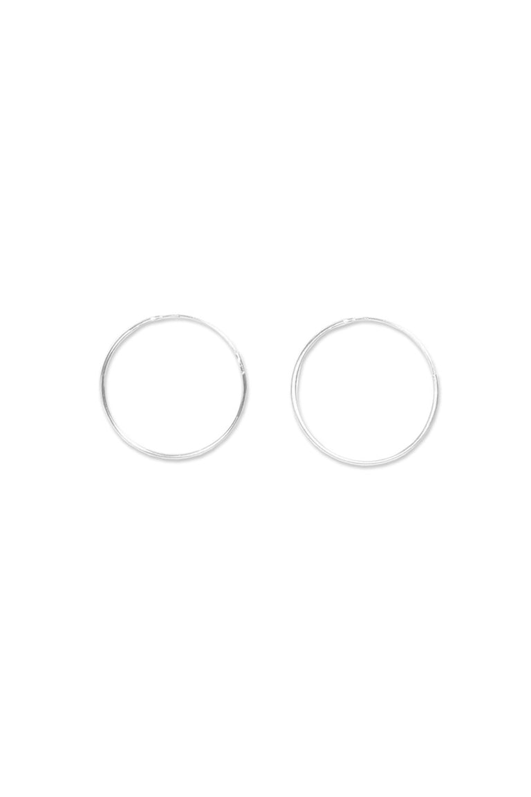 [TEST] 25mm Sterling Hoop Earrings