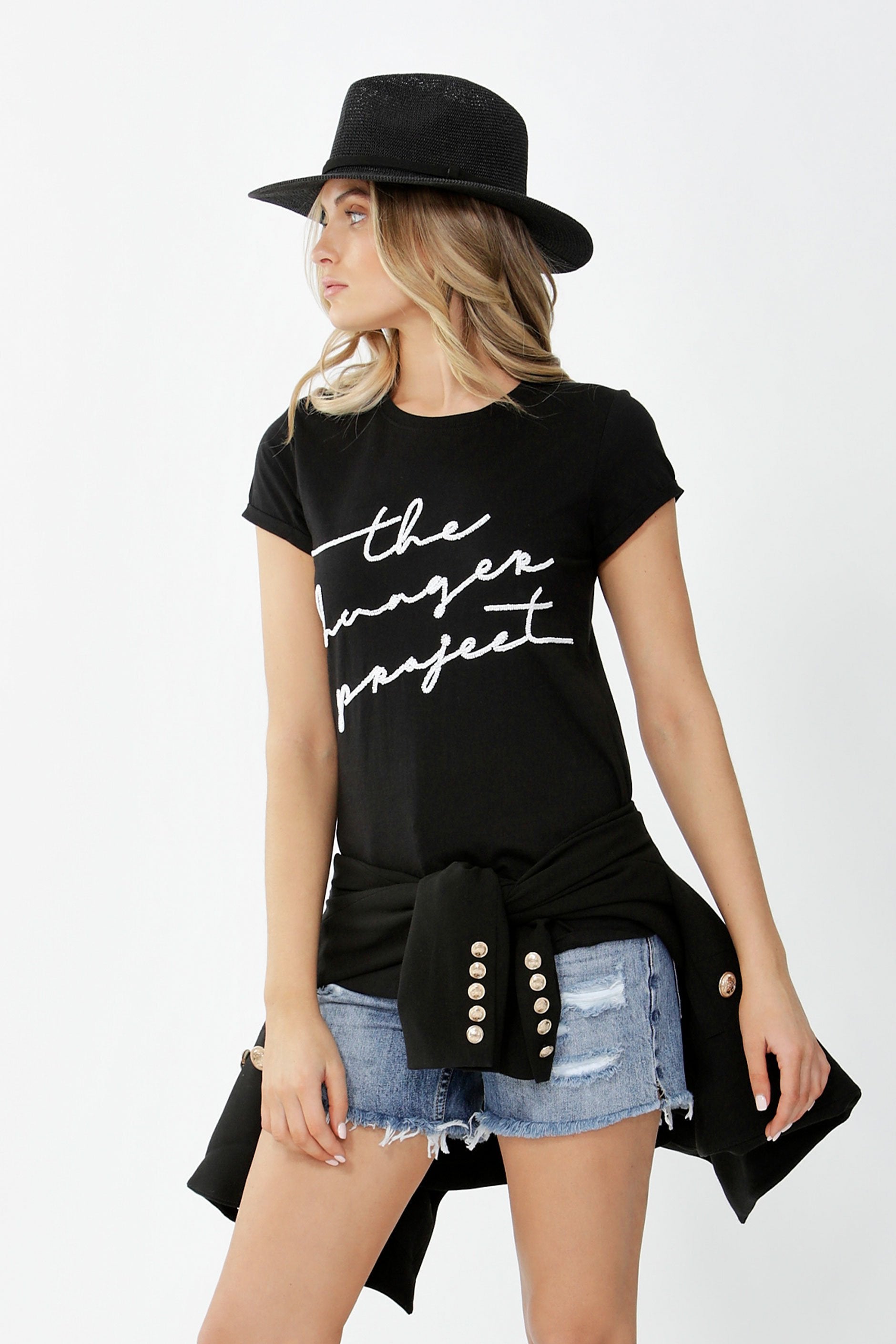 [TEST] THP Beaded Script T-Shirt