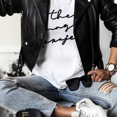 [TEST] THP Beaded Script T-Shirt
