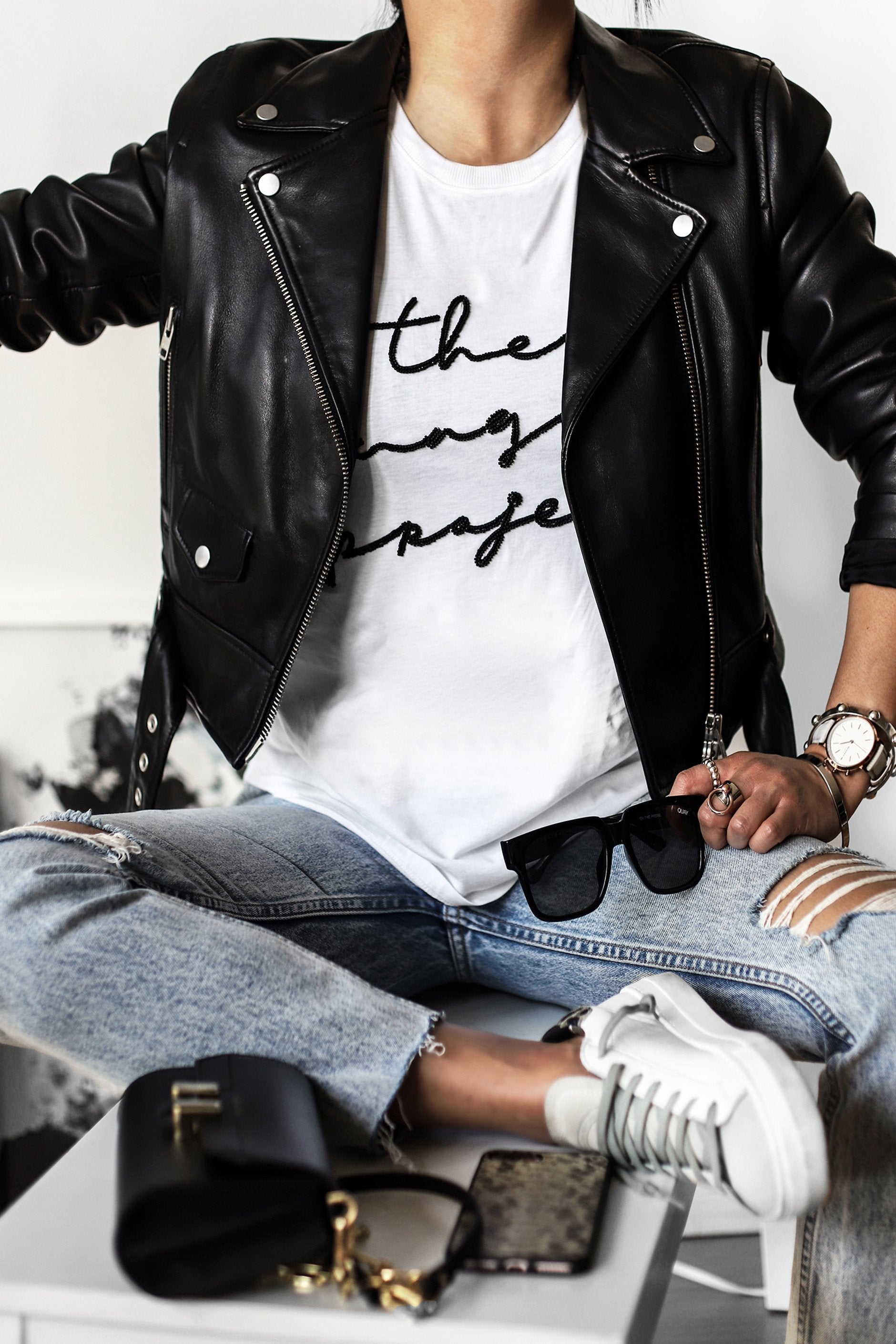 [TEST] THP Beaded Script T-Shirt