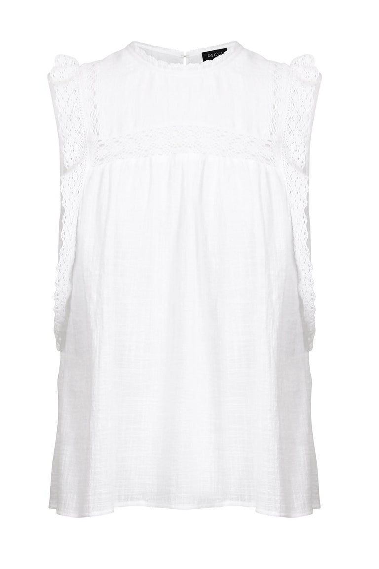 [TEST] Kaia Lace Ruffle Top