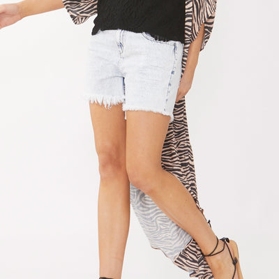 [TEST] Charlie Distressed Denim Short