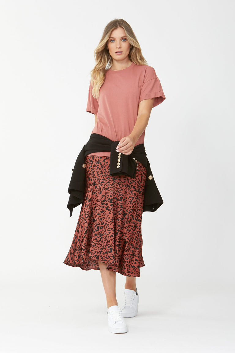 [TEST] Ella Cuffed Slouchy Tee