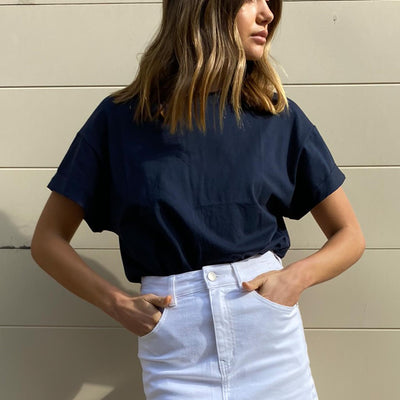 [TEST] Ella Cuffed Slouchy Tee