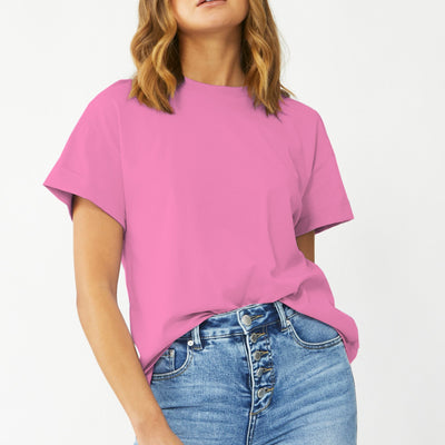 [TEST] Ella Cuffed Slouchy Tee