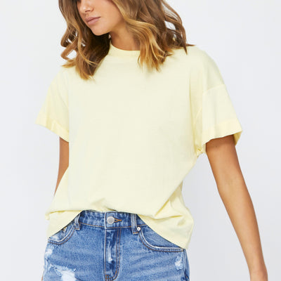[TEST] Ella Cuffed Slouchy Tee