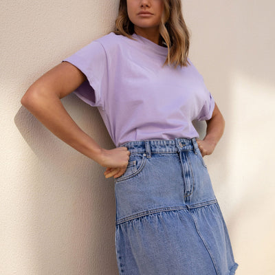 [TEST] Ella Cuffed Slouchy Tee