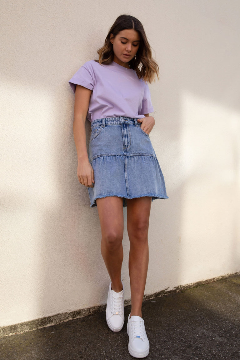 [TEST] Ella Cuffed Slouchy Tee
