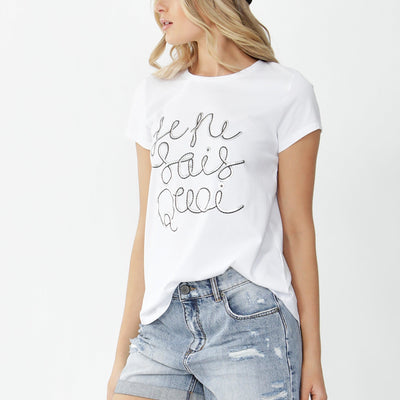 [TEST] Je Ne Sais Quoi Rope Tee