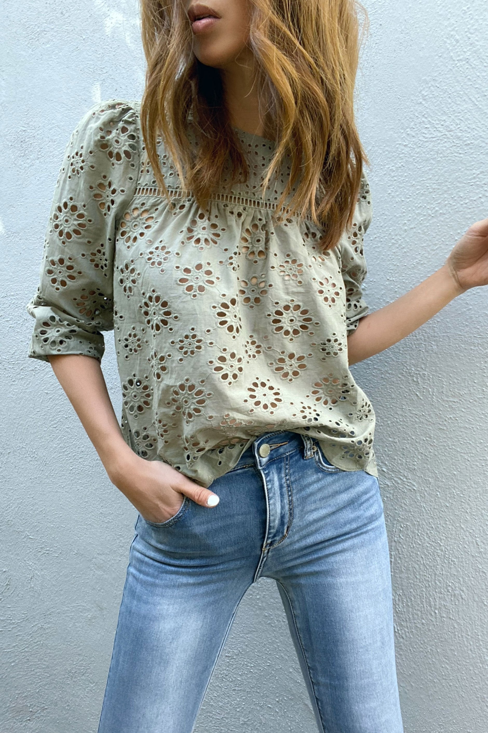 [TEST] Luella Broderie Blouse