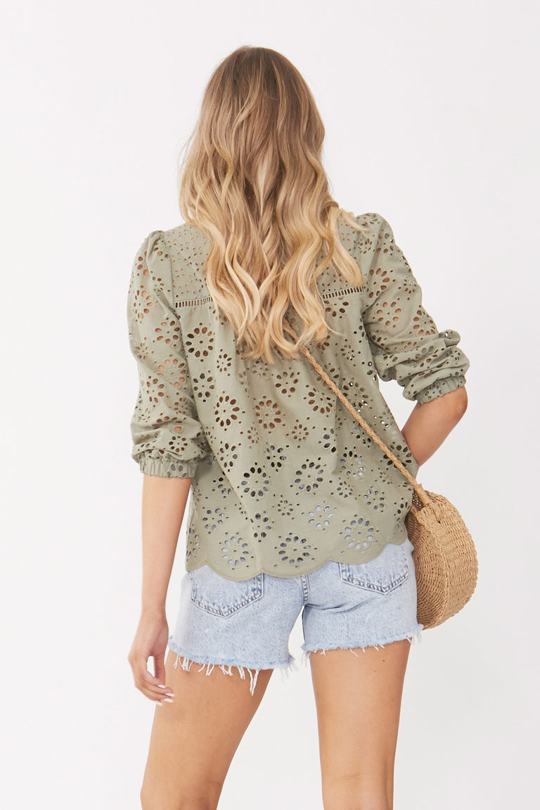 [TEST] Luella Broderie Blouse
