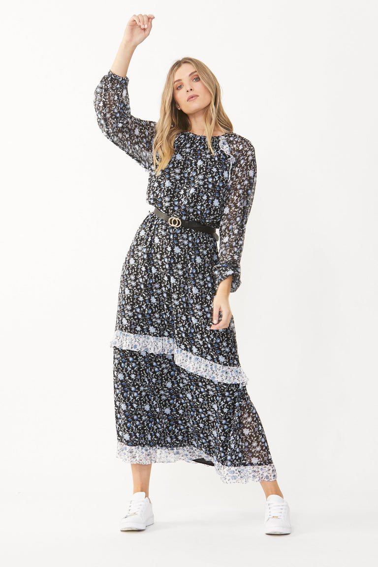 [TEST] Kiera Ruffle Maxi Dress