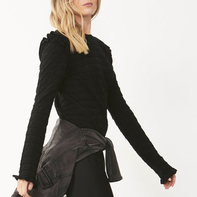 [TEST] Cherise Ruffle Detail Knit